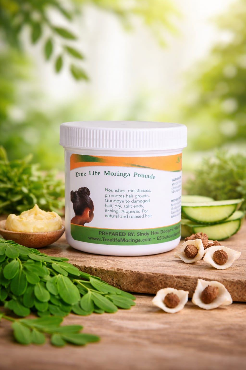 2 Moringa Pomade 1 Oil